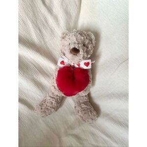 Snug Valentines - Teddy Bear with red bow - NWOTs